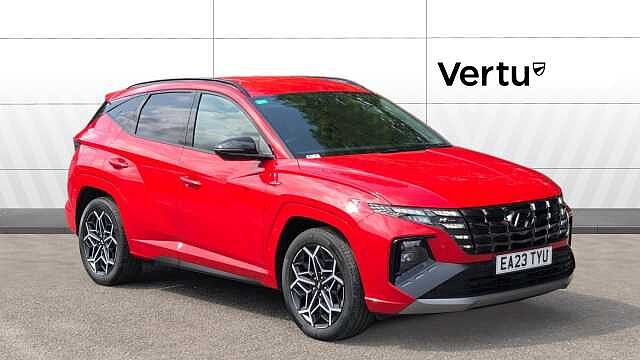 Hyundai TUCSON 1.6 TGDi Plug-in Hybrid N Line 5dr 4WD Auto Estate Red