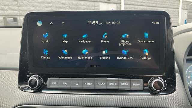 Hyundai KONA 1.6 GDi Hybrid Ultimate 5dr DCT Hybrid Hatchback Grey